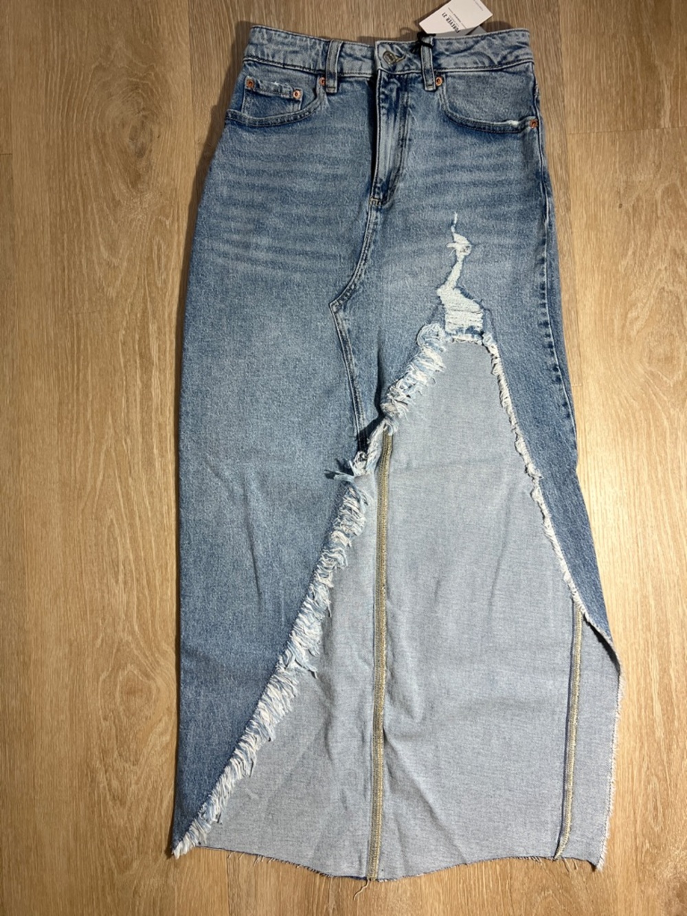 Forever 21 Light Blue Denim Skirt